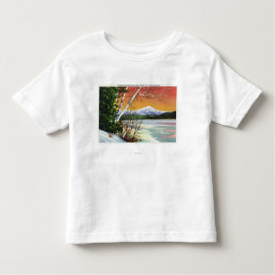 View of Whiteface Mountain from the Lake in Toddler T-shirt
