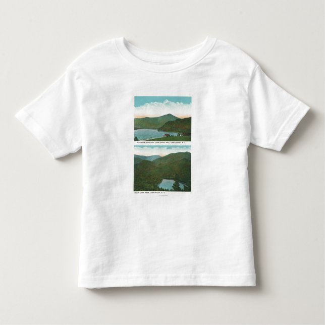 View of Whiteface Mt from Signal Hill, Heart Toddler T-shirt (Front)