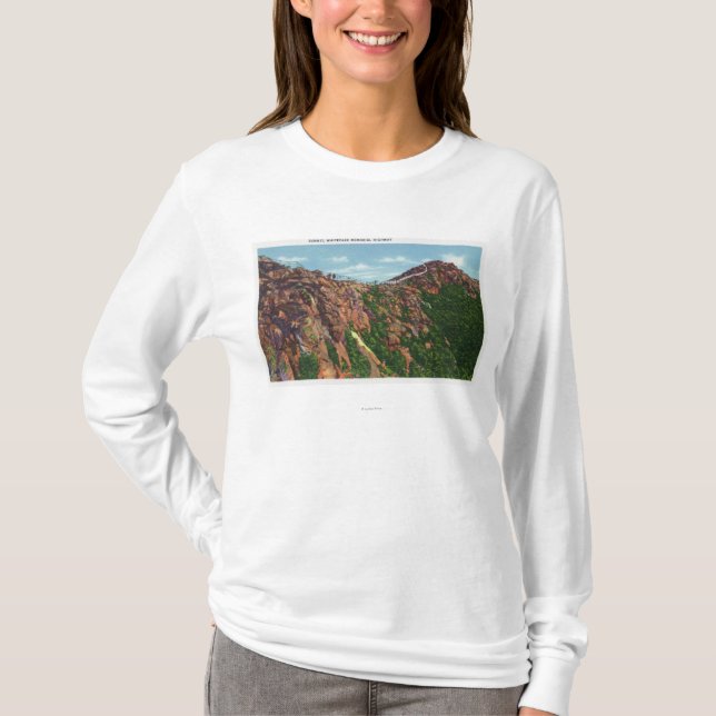 View of Whiteface Mt Summit T-Shirt (Front)