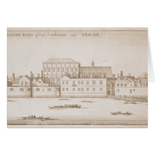 View of Whitehall, 1645 Cards (Front Horizontal)