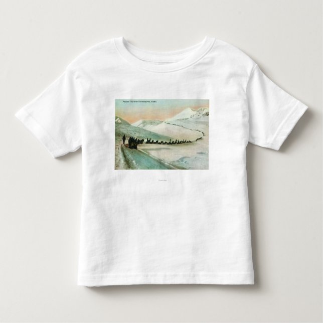 View of Winter Trail Climbers Toddler T-shirt (Front)