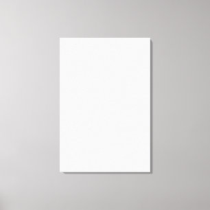 View of Woman in Canoe Canvas Print