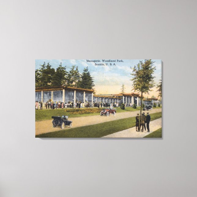 View of Woodland Park Menagerie Canvas Print (Front)