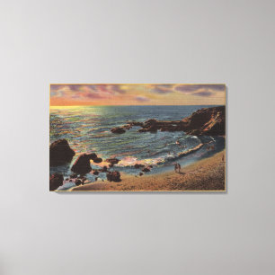 View of Wood's Cove Canvas Print