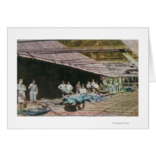 View of Workers at Eureka Slate Quarry Cards