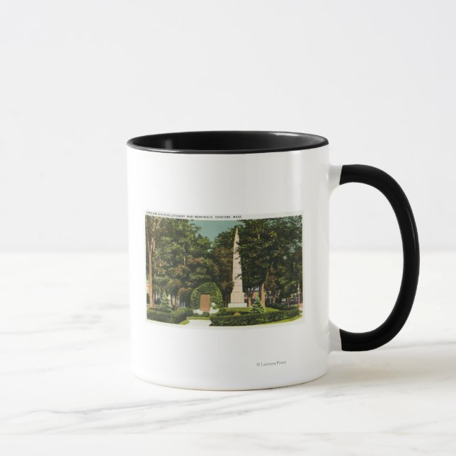 View of World War, Revolutionary War Memorials Mug (Right)