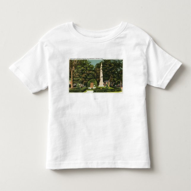 View of World War, Revolutionary War Memorials Toddler T-shirt (Front)
