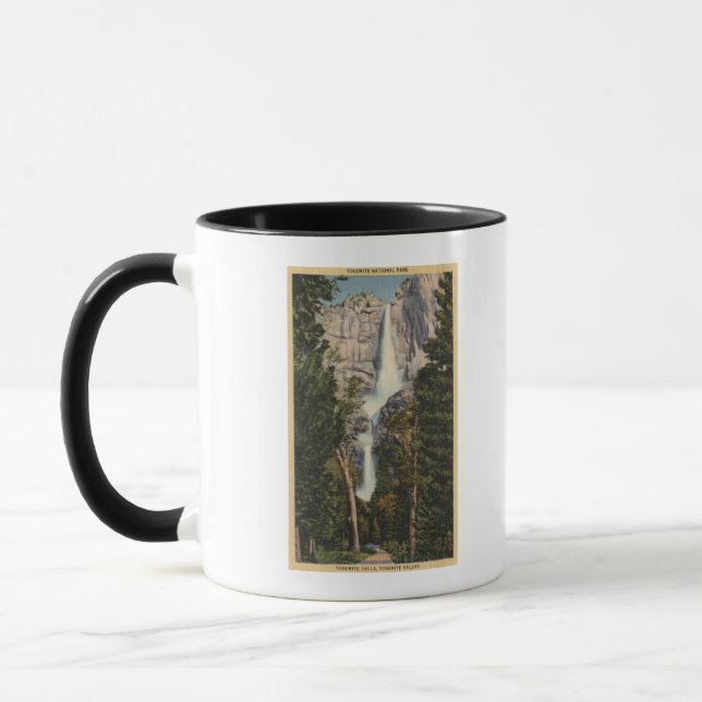 View of Yosemite Falls & Valley Mug (Left)
