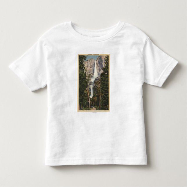 View of Yosemite Falls & Valley Toddler T-shirt (Front)