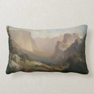 View of Yosemite Valley Lumbar Pillow
