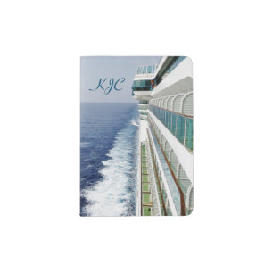 View on Balcony Row Monogrammed Passport Holder