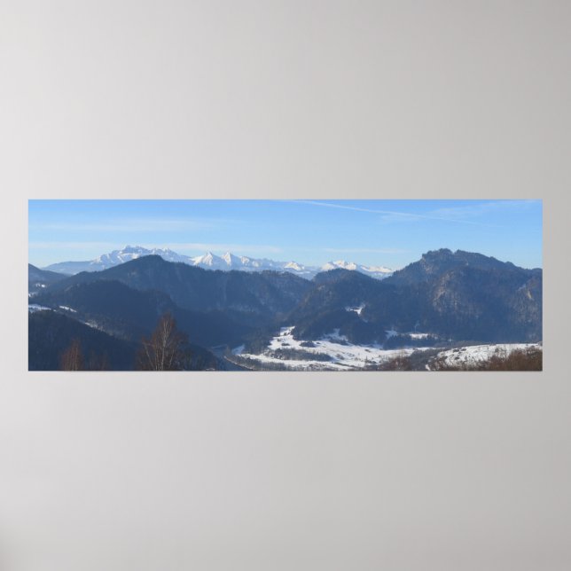 View on Tatras from Beskids Poster (Front)