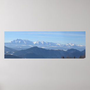 View on Tatras from Beskids Poster