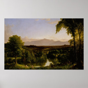 View on the Catskill—Early Autumn Poster