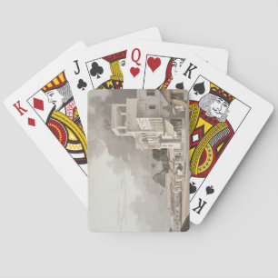 View on the Chitpore Road, Calcutta, plate II from Poker Cards