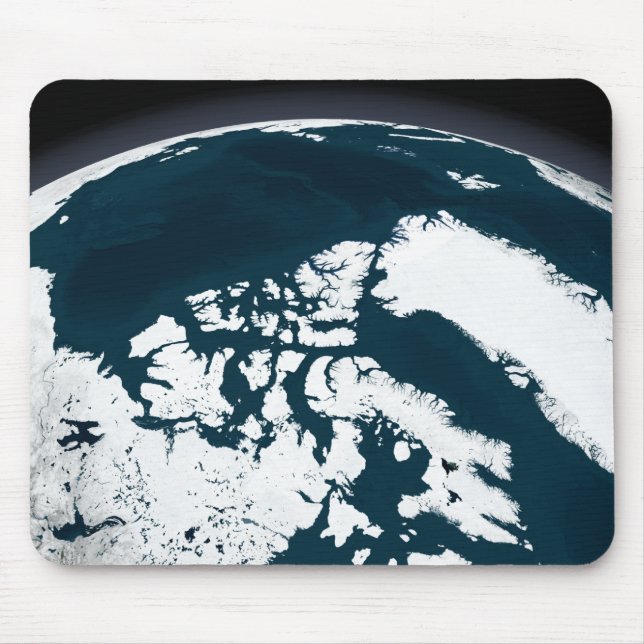 View over Greenland and the Arctic Ocean Mouse Pad (Front)