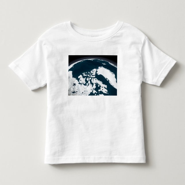 View over Greenland and the Arctic Ocean Toddler T-shirt (Front)