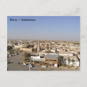 View over Khiva, Uzbekistan Postcard