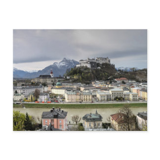 View Over Salzburg Austria Postcard
