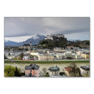 View Over Salzburg Austria Table Number