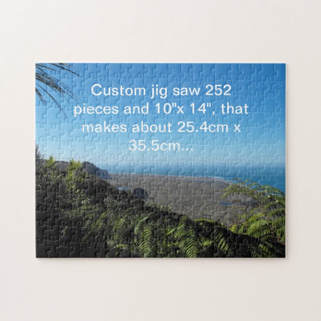 View over Tasman Sea Jigsaw Puzzle (Horizontal)