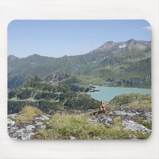 View Over Tauernmoossee Mouse Pad (Front)