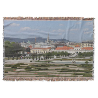 View Over Vienna Austria Throw Blanket
