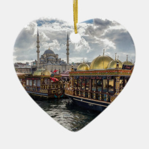 View to Istanbul (Turkey) Ceramic Ornament