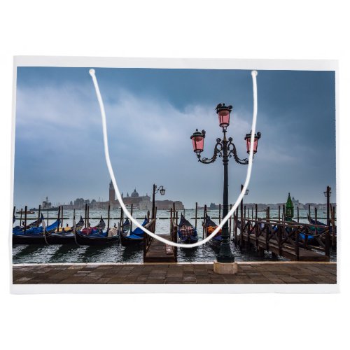 View to the island San Giorgio Maggiore in Venice Large Gift Bag