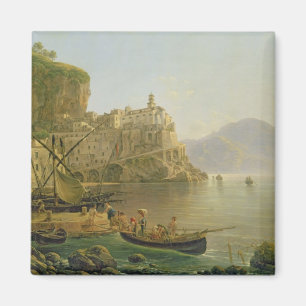 View Towards Atrani on the Amalfi, 1817 Magnet