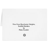 View Towards Eildon Hills, Scottish Borders (Back Horizontal)