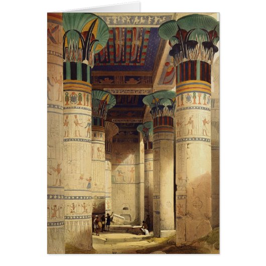 View under the Grand Portico, Philae (Front)