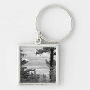 View west from crest of Sandia, Mountains, Keychain