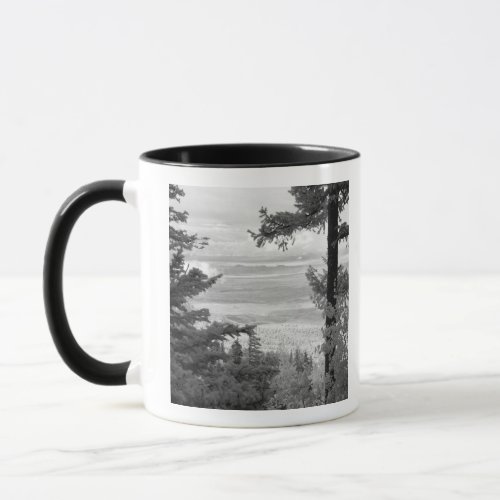 View west from crest of Sandia Mountains Mug