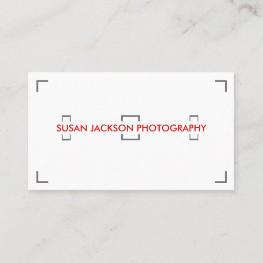 Viewfinder Graphy Business Card