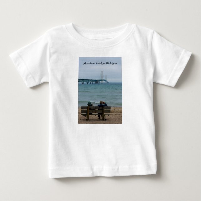 Viewing Mackinac Bridge Baby T-Shirt (Front)
