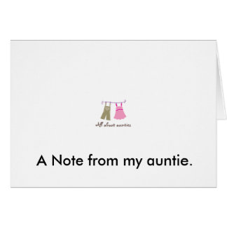 viewlogo.aspx, A Note from my auntie. Cards