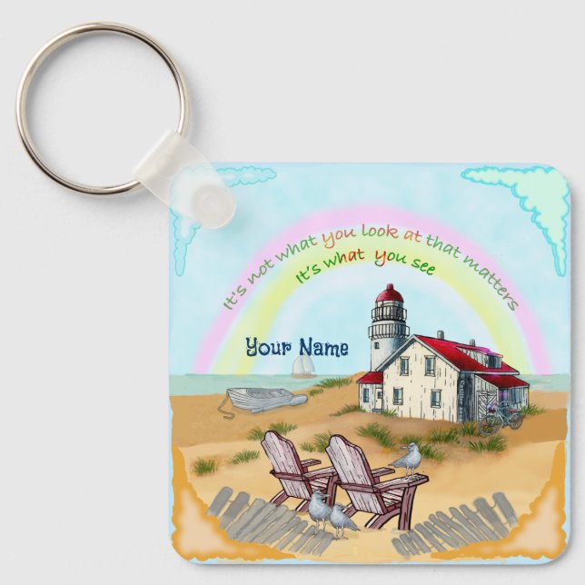 Viewpoint Lighthouse Keychain (Front)