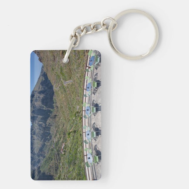 Viewpoint Teno Mountains Keychain (Back)