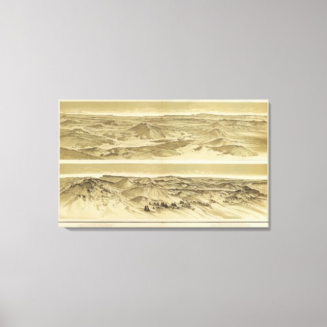 Views from Mount Trumbull and Mount Emma Canvas Print (Front)