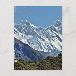 Views from Nepal on way to MOUNT EVEREST Postcard