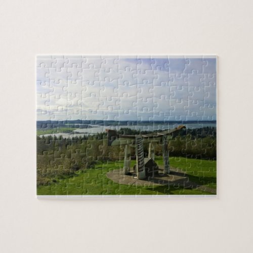 Views from the Astoria Column Oregon Jigsaw Puzzle