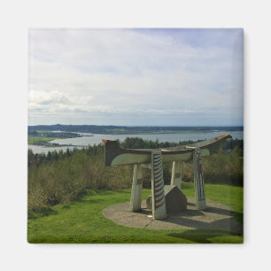 Views from the Astoria Column, Oregon Magnet