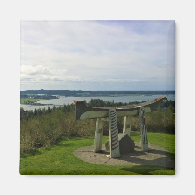 Views from the Astoria Column, Oregon Magnet (Front)