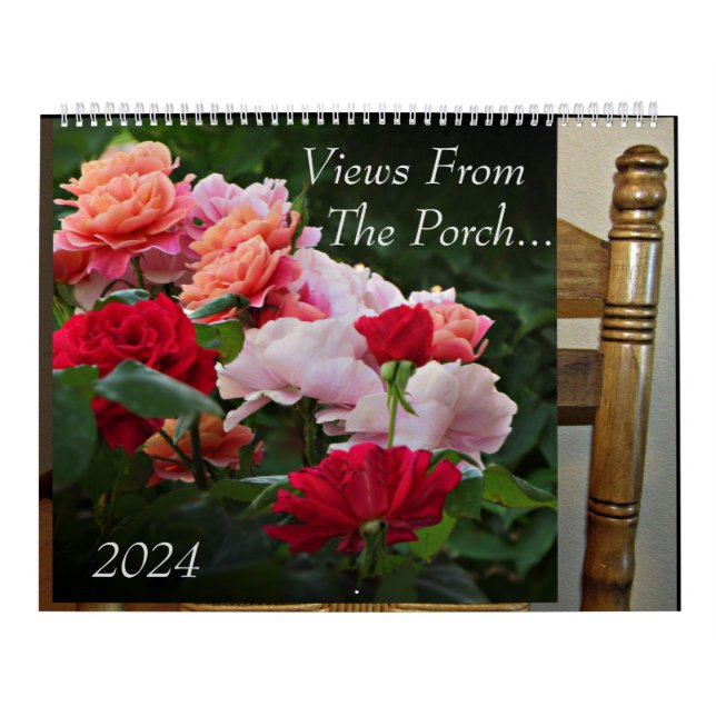 Views From The Porch... 2024 Big Wall Calendar (Cover)