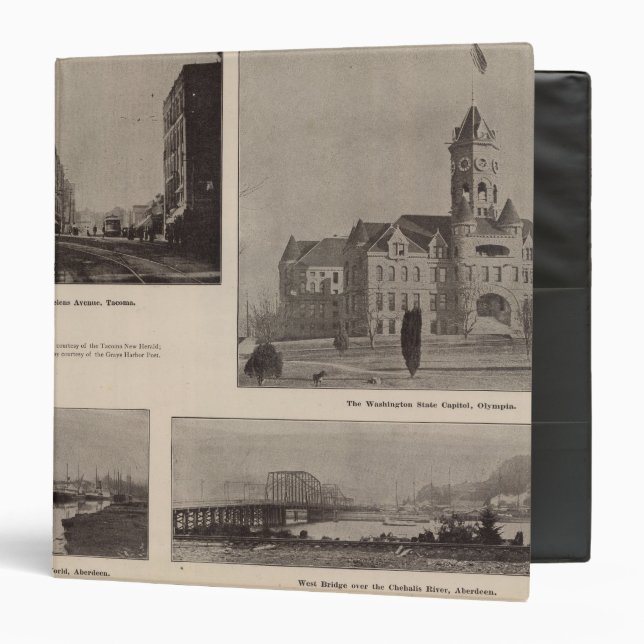 Views in Washington 3 Ring Binder (Front/Inside)