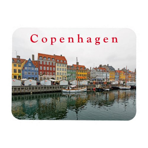 Views of Copenhagen Nyhavn P 3 Magnet