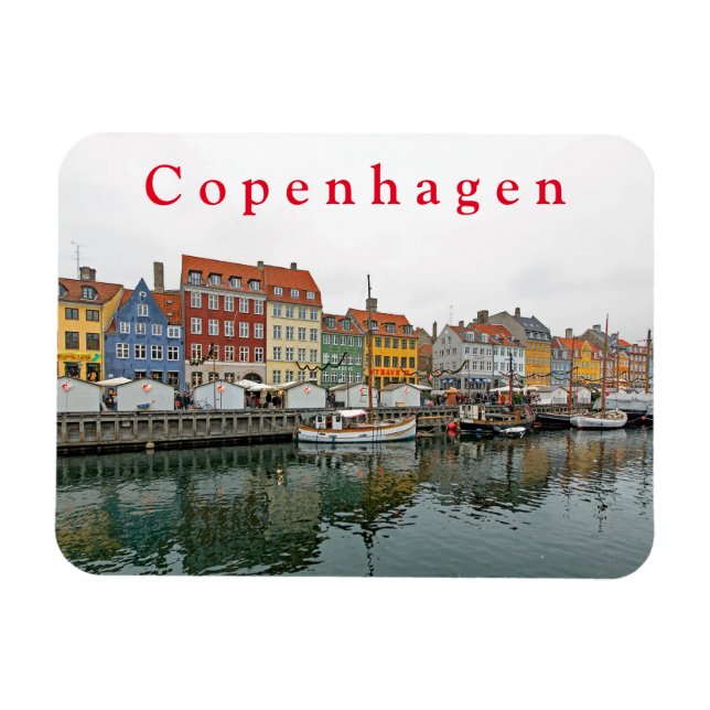 Views of Copenhagen. Nyhavn. P. 3. Magnet (Horizontal)