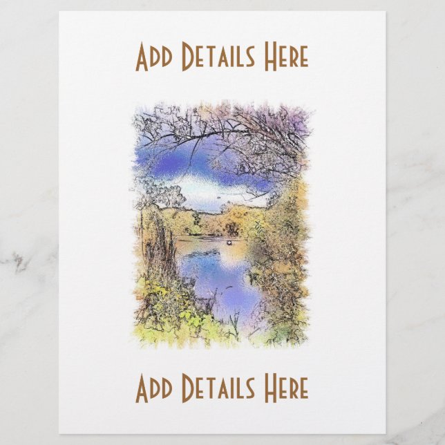 VIEWS OF ENGLAND FLYER (Front)