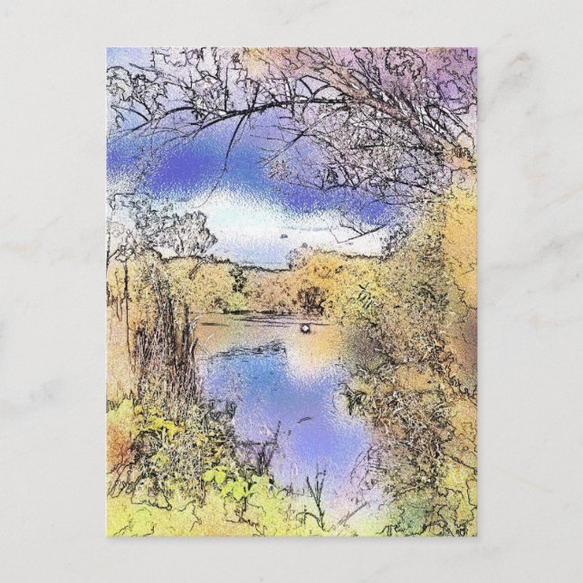 VIEWS OF ENGLAND POSTCARD (Front)